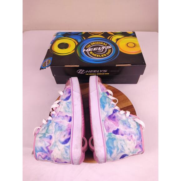 Heelys Veloz White Pink Multi Size 7 - Picture 5 of 8
